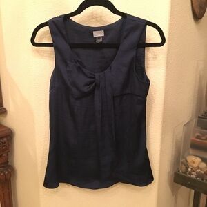 H&M Dark Blue Tank Top with Bow Size 4